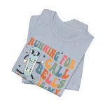 Retro Running for Call Bells is My Cardio T-Shirt - Image 5
