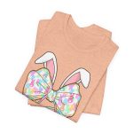 Custom Easter Bow with Stethoscope T-Shirt - Image 6