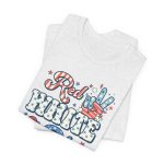 Red, White & Blue ICU Crew T-Shirt - Image 8