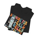 Retro Running for Call Bells is My Cardio T-Shirt - Image 3