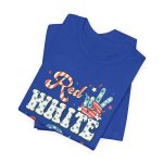 Red, White & Blue ICU Crew T-Shirt - Image 4