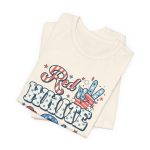 Red, White & Blue ICU Crew T-Shirt - Image 11