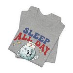 Retro Nurse All Night T-Shirt - Image 3
