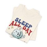 Retro Nurse All Night T-Shirt - Image 5