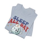 Retro Nurse All Night T-Shirt - Image 6