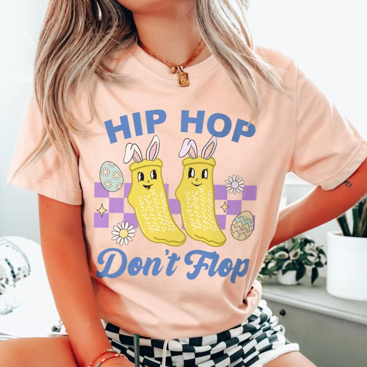 dontfloppeach Hip Hop Don't Flop T-Shirt - Image 1