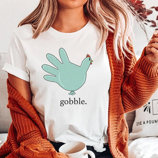 gobbleturkeyglovewhite