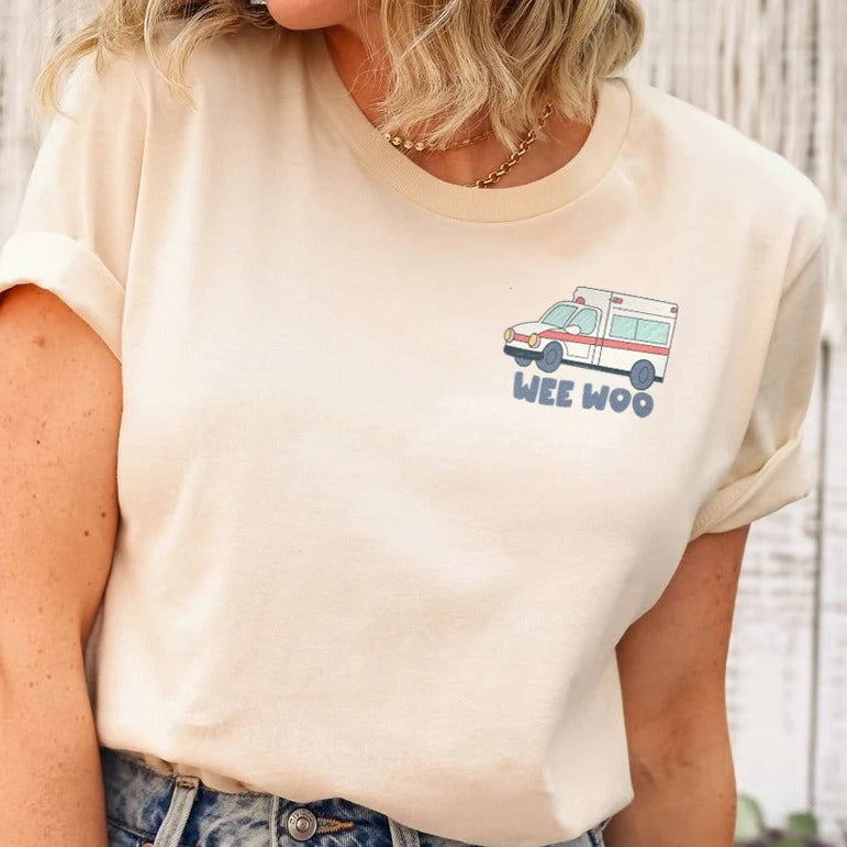 weewoonatural Minimalist Wee Woo T-Shirt - Image 1